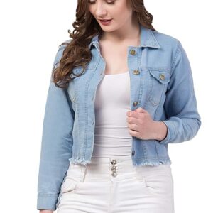 Women's Denim Blend Standard Length Jacket